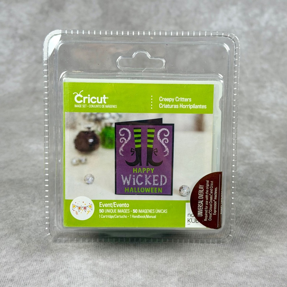 Cricut Creepy Critters Halloween Image Set Cartridge 50 Images NEW IN BOX